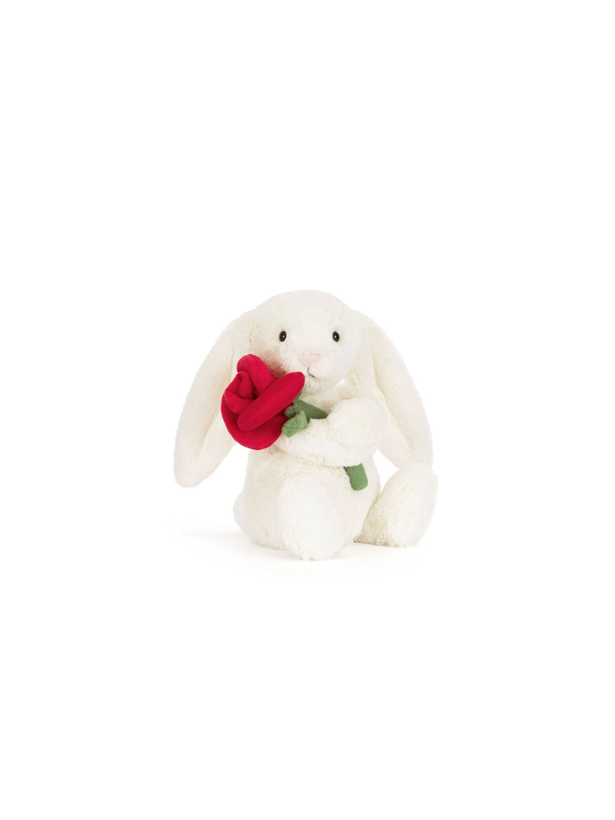Jellycat Cream Bunny with Rose