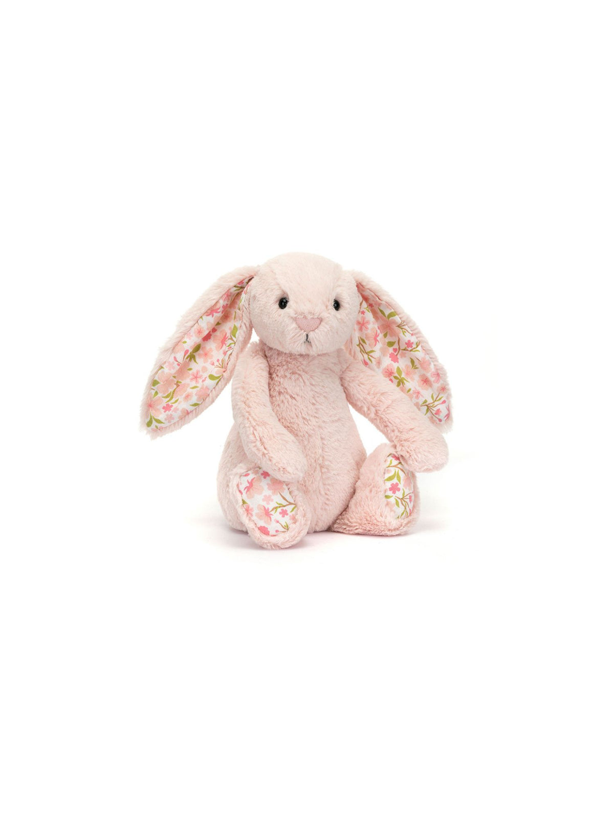 jellycat little blossom bunny in cherry blush 