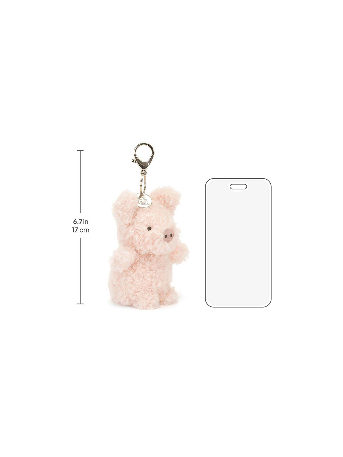 Jellycat Little Pig Bag Charm