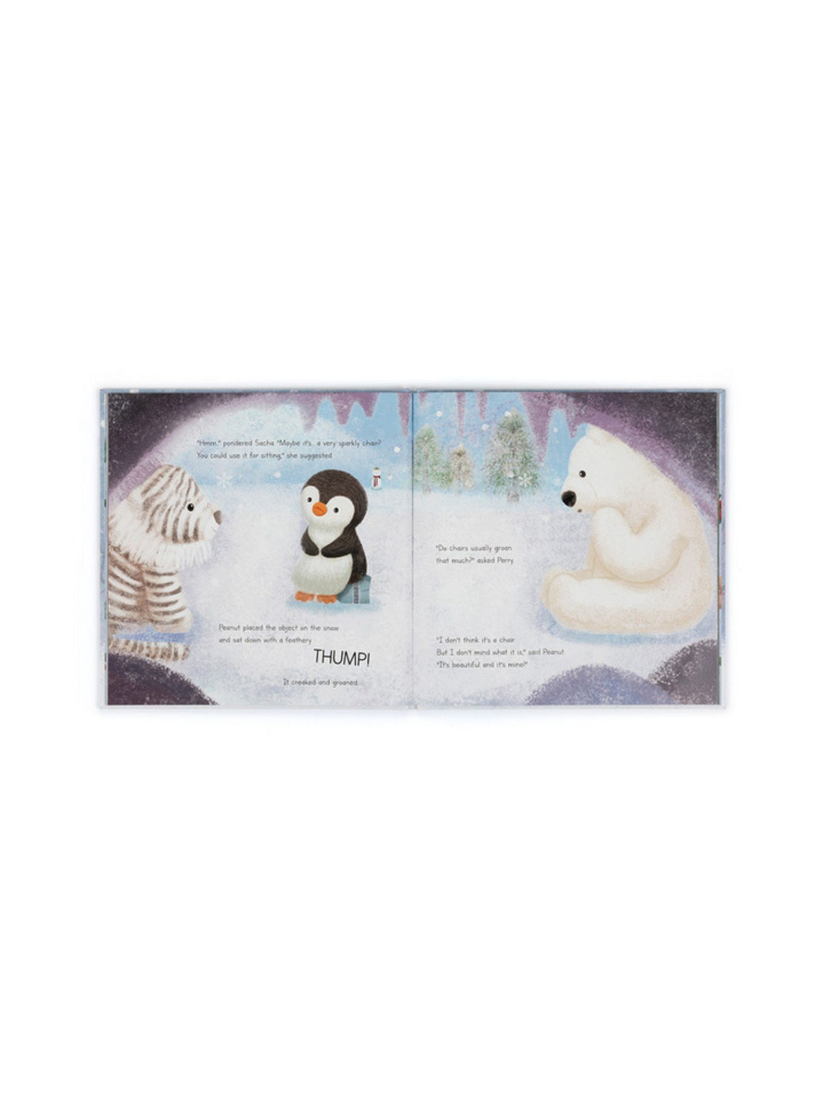 Jellycat Peanut Penguin’s Perfect Present Book