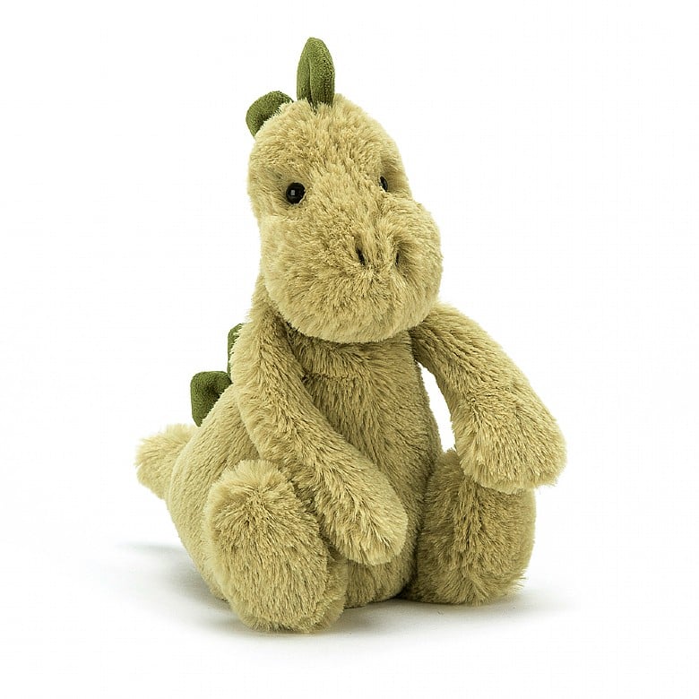 jellycat small bashful dino front view