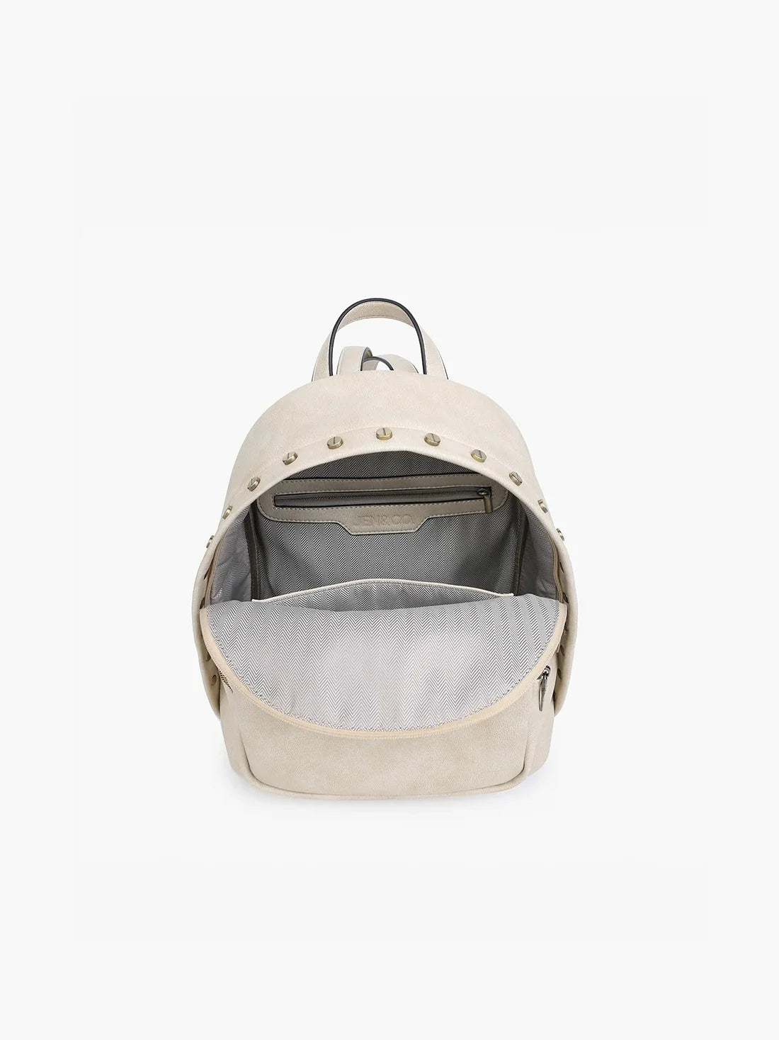 Jen & Co. Sariya Studded Backpack Off White