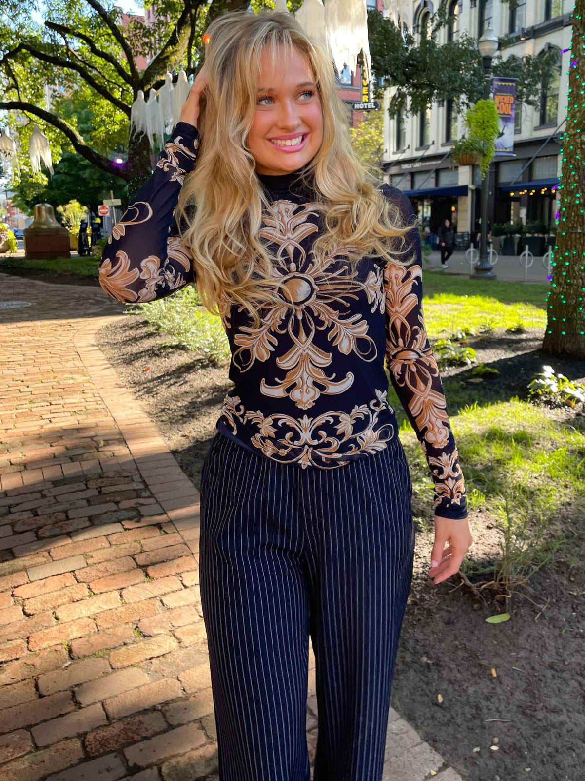 Free People Jessa Long Sleeve Top