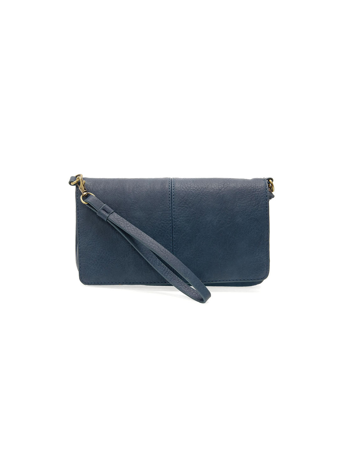 joy susan everly organizer flap crossbody bag in bright navy blue