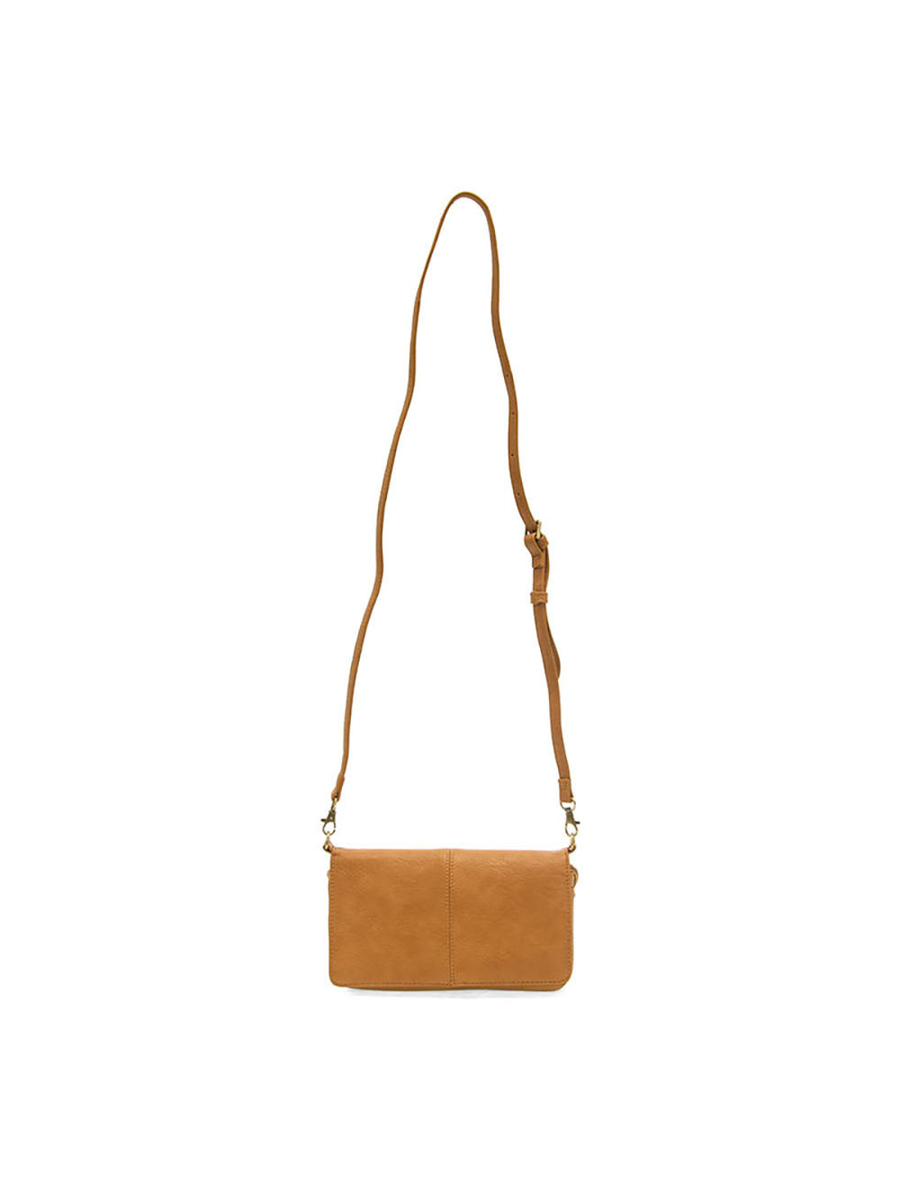 joy susan everly organizer flap crossbody bag in mid tan