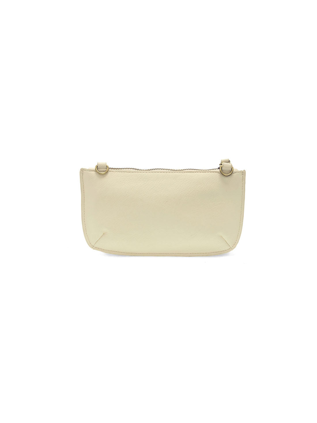 Joy Susan Lattice Woven Mini Crossbody Wristlet Clutch Cream White Vegan Leather