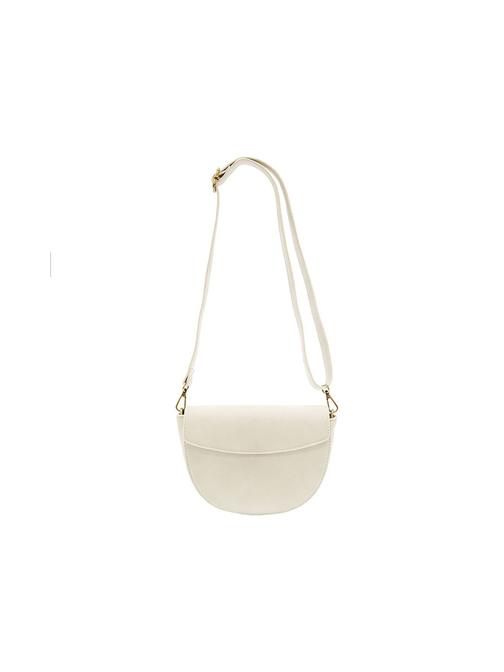 joy susan luna crescent braided handle crossbody bag in white