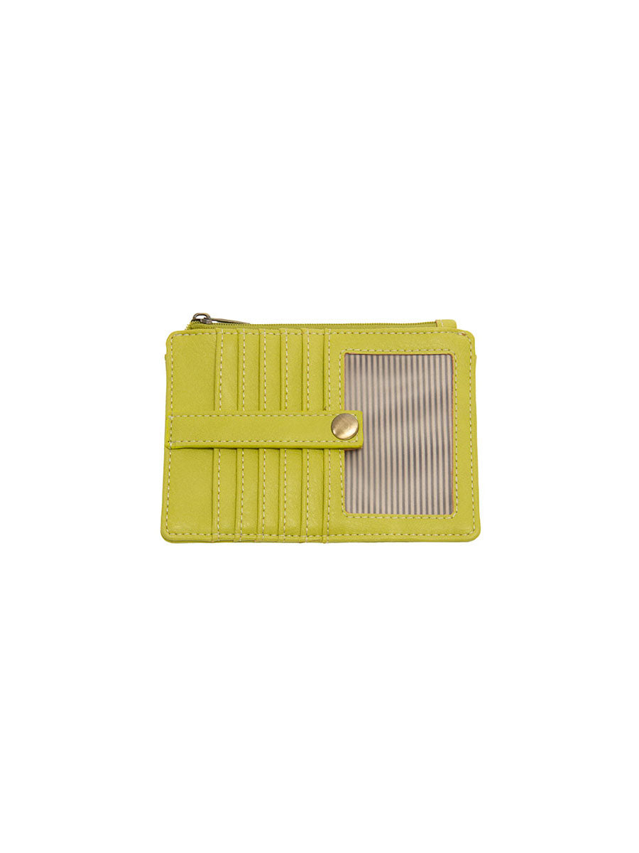 joy susan new penny mini travel wallet in citrus yellow