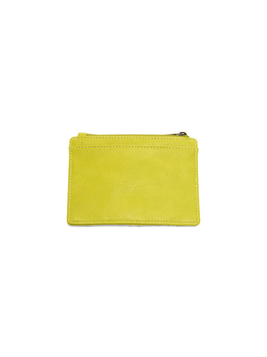 joy susan new penny mini travel wallet in citrus yellow