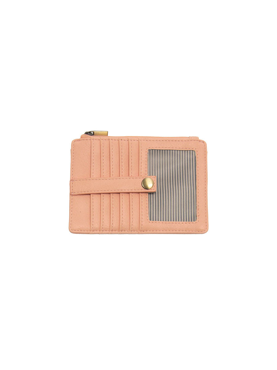 joy susan new penny mini travel wallet in crepe pink