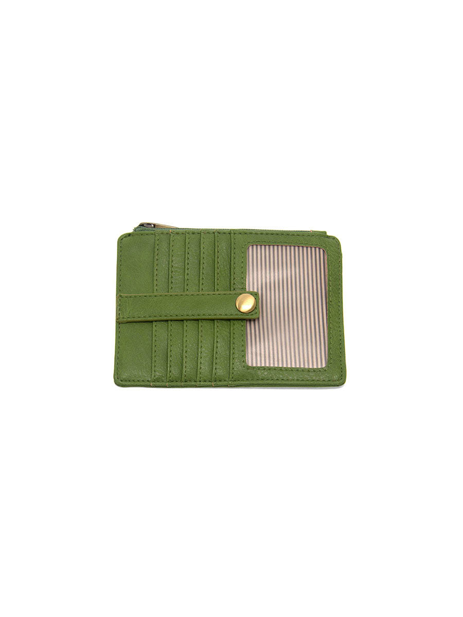 joy susan new penny mini travel wallet in forever green