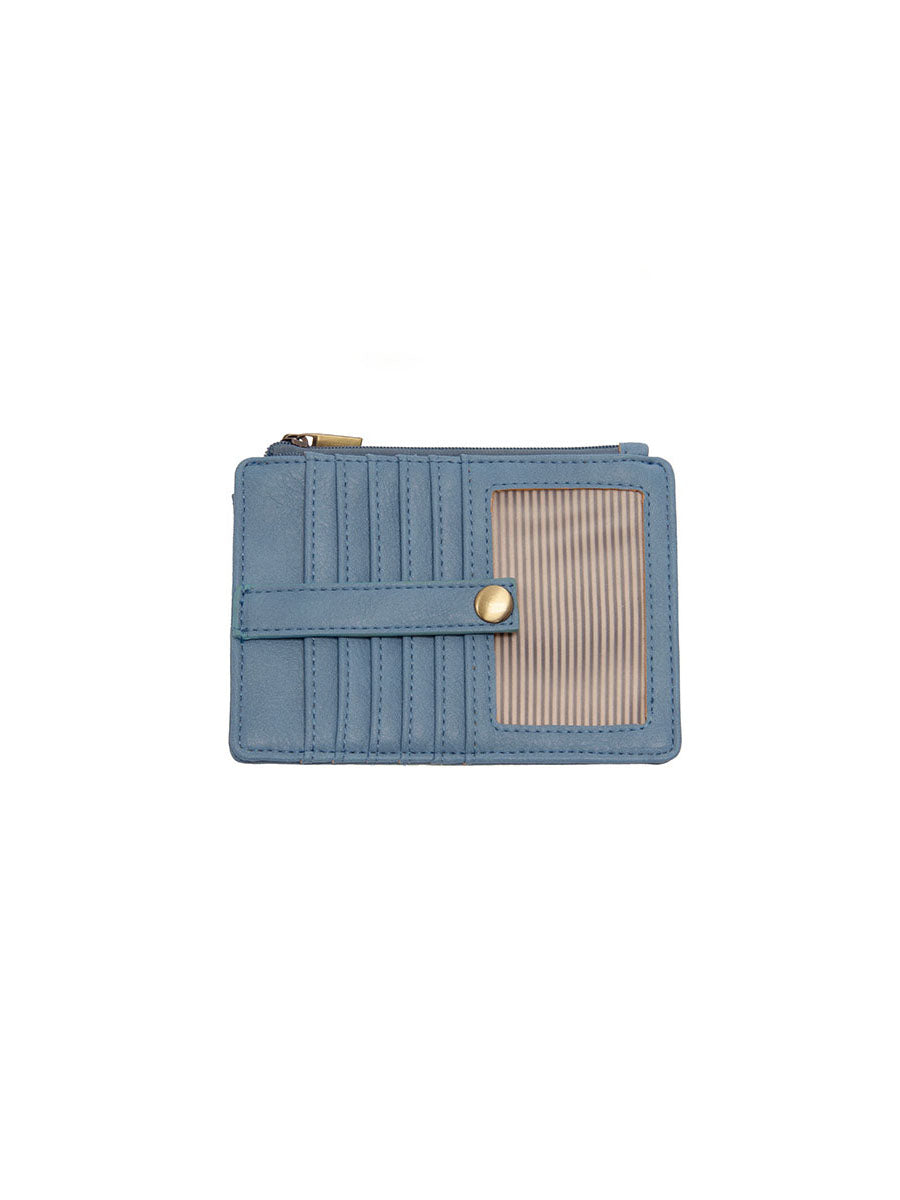 joy susan new penny mini travel wallet in tranquil blue