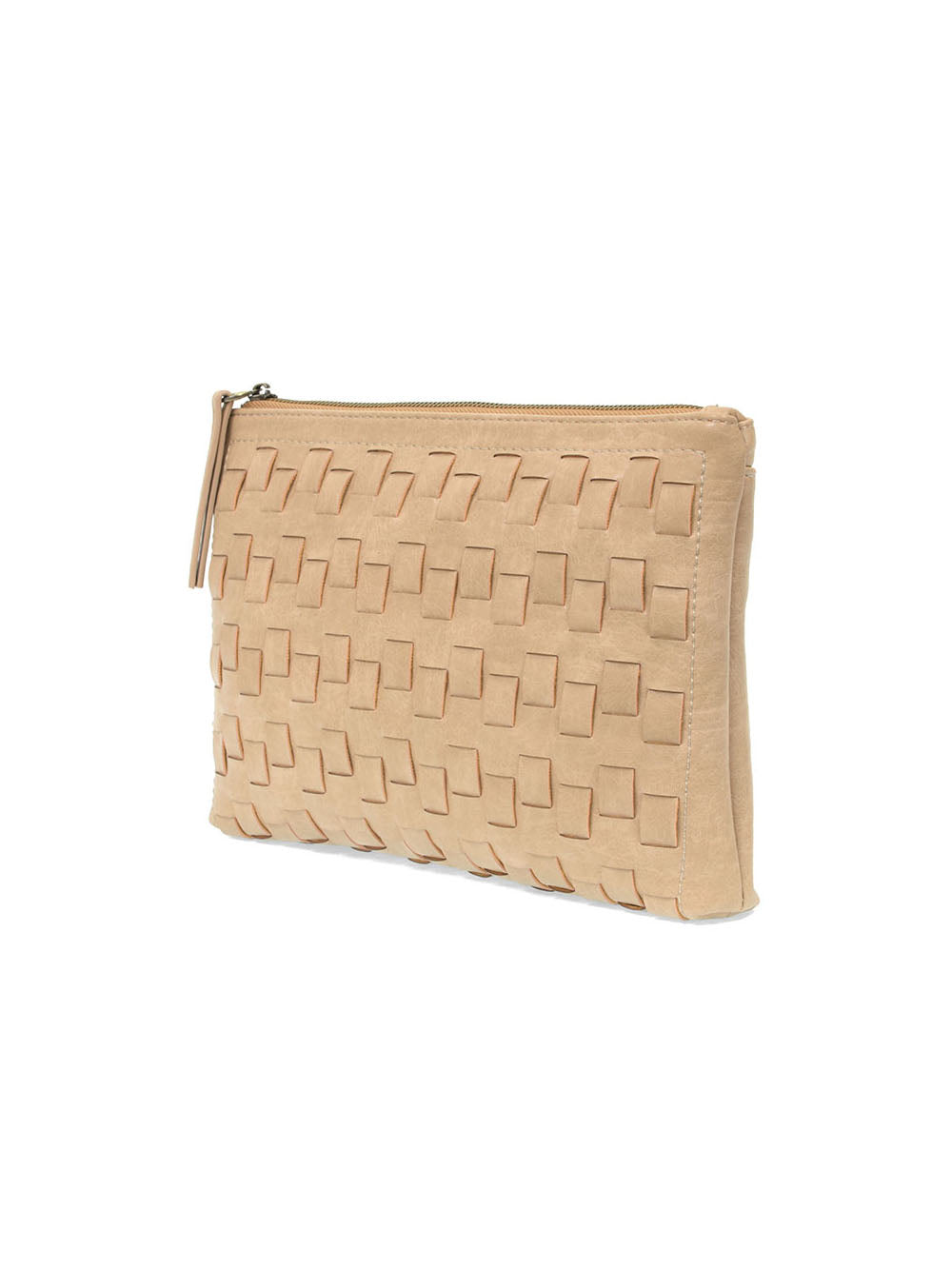 joy susan quinn woven crossbody bag in buff