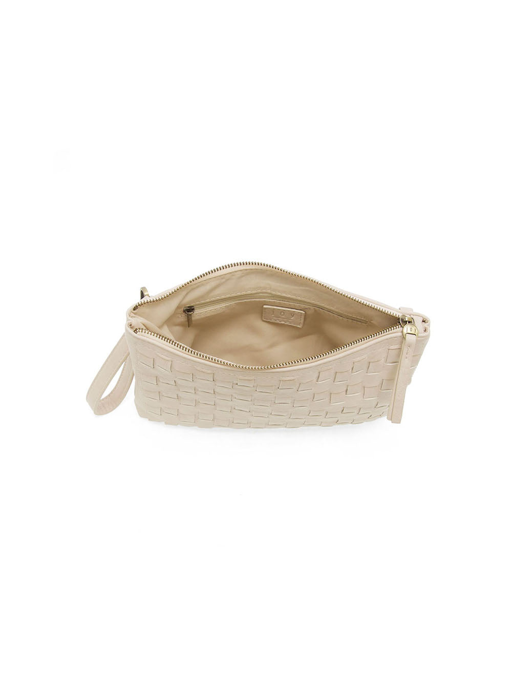 joy susan quinn woven crossbody bag in porcelain