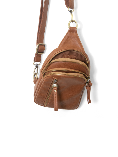 Joy Susan Skyler Sling Bag Cognac