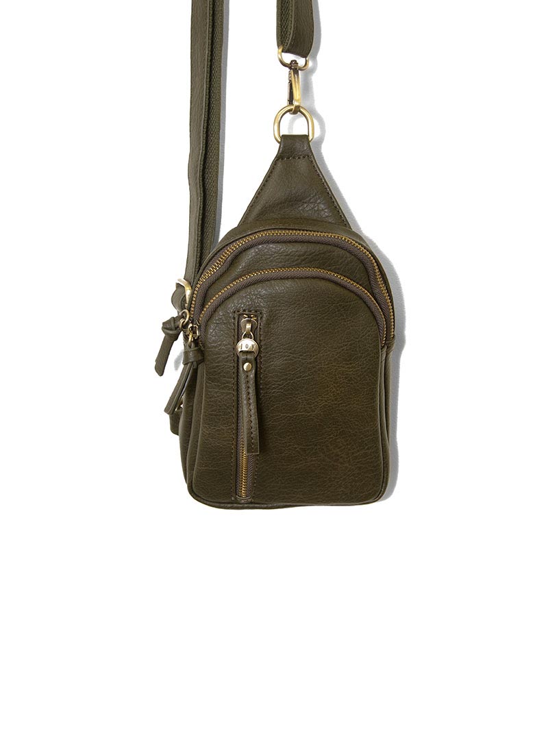 Joy Susan Skyler Sling Bag Dark Moss