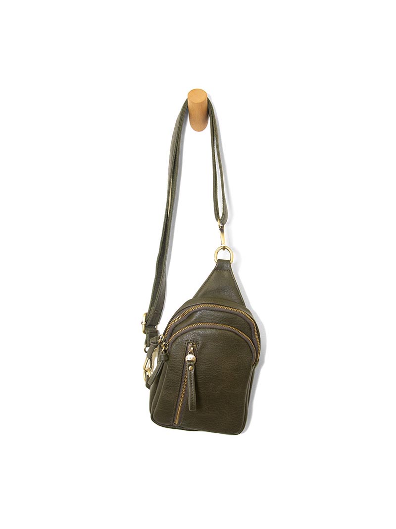 Joy Susan Skyler Sling Bag Dark Moss