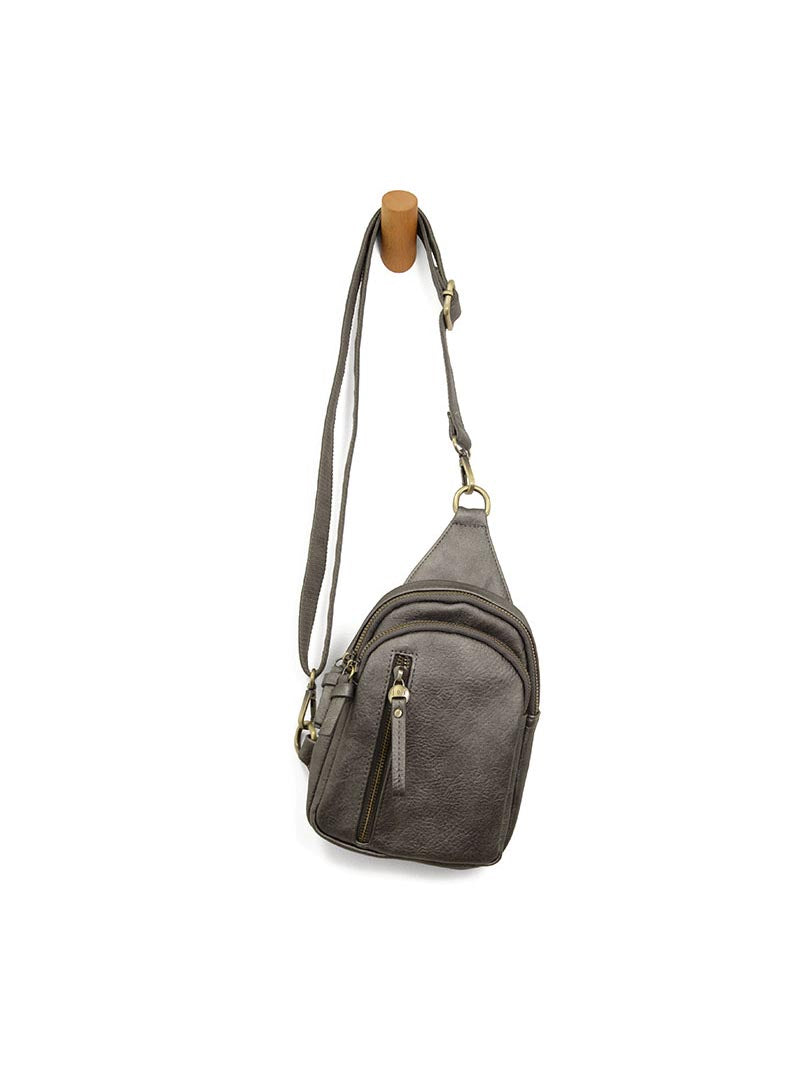 Joy Susan Skyler Sling Bag Metallic Dark Chrome