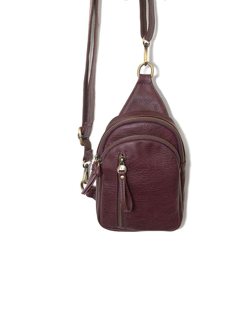 Joy Susan Skyler Sling Bag Wine