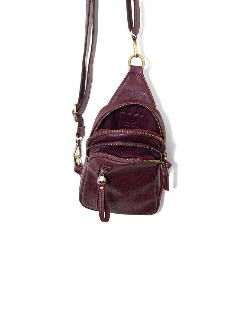 Joy Susan Skyler Sling Bag Wine