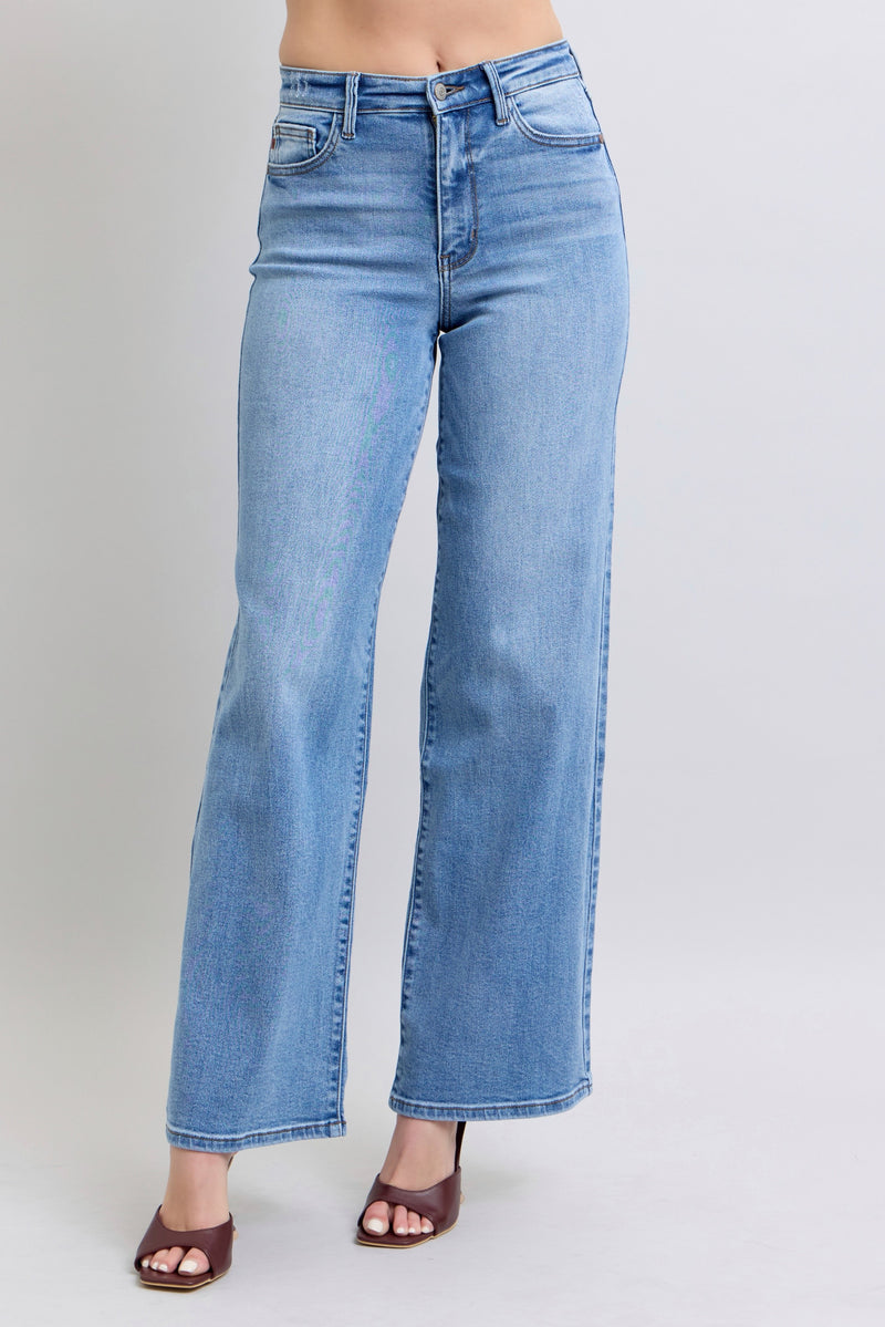 Judy Blue Golden Hour High Rise Wide Leg Jeans