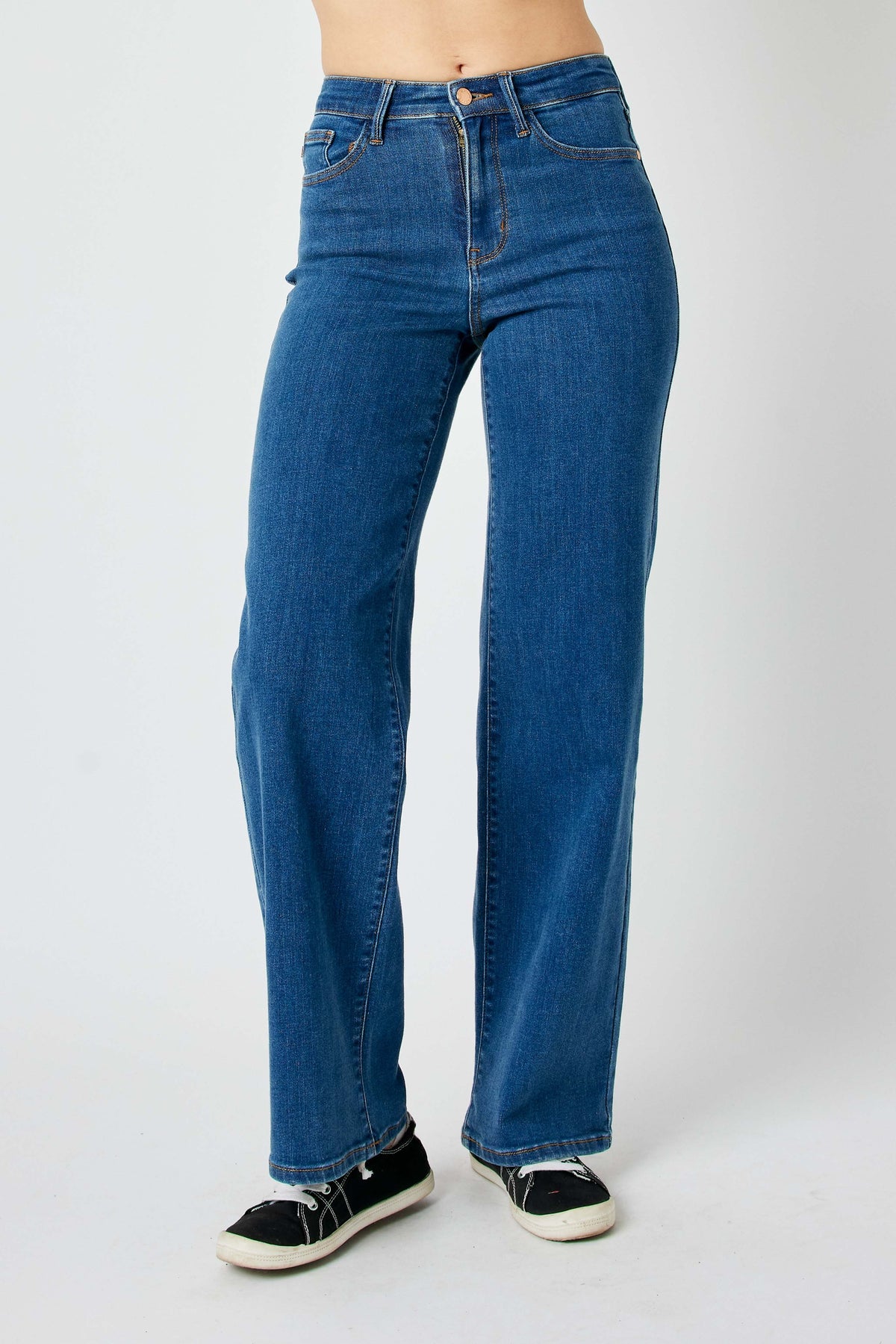 Judy Blue Katie High Rise Vintage Classic Wide Leg Jeans