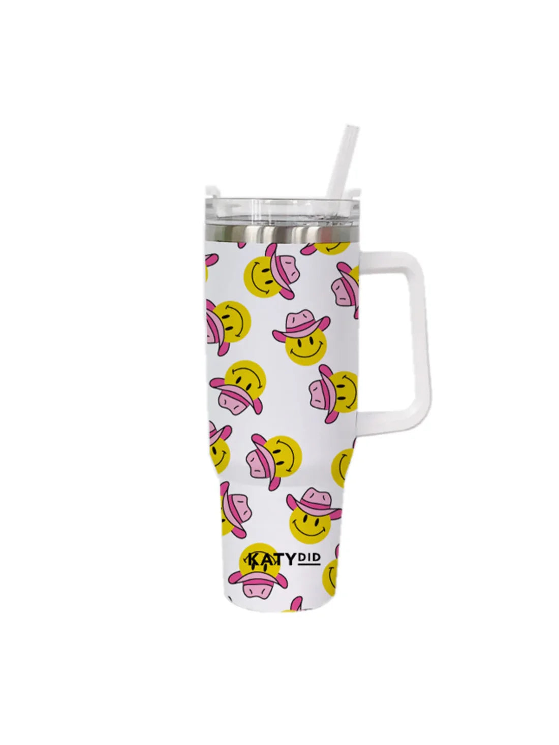 Cowgirl Smiley Face Insulated Tumbler 40oz