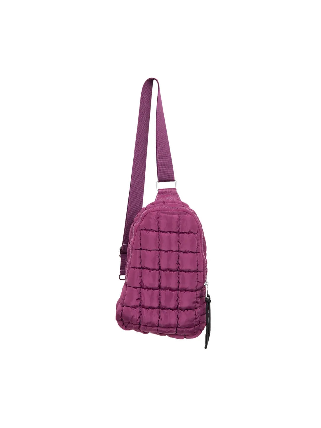 katydid free people dupe plum quilted crossbody sling bag