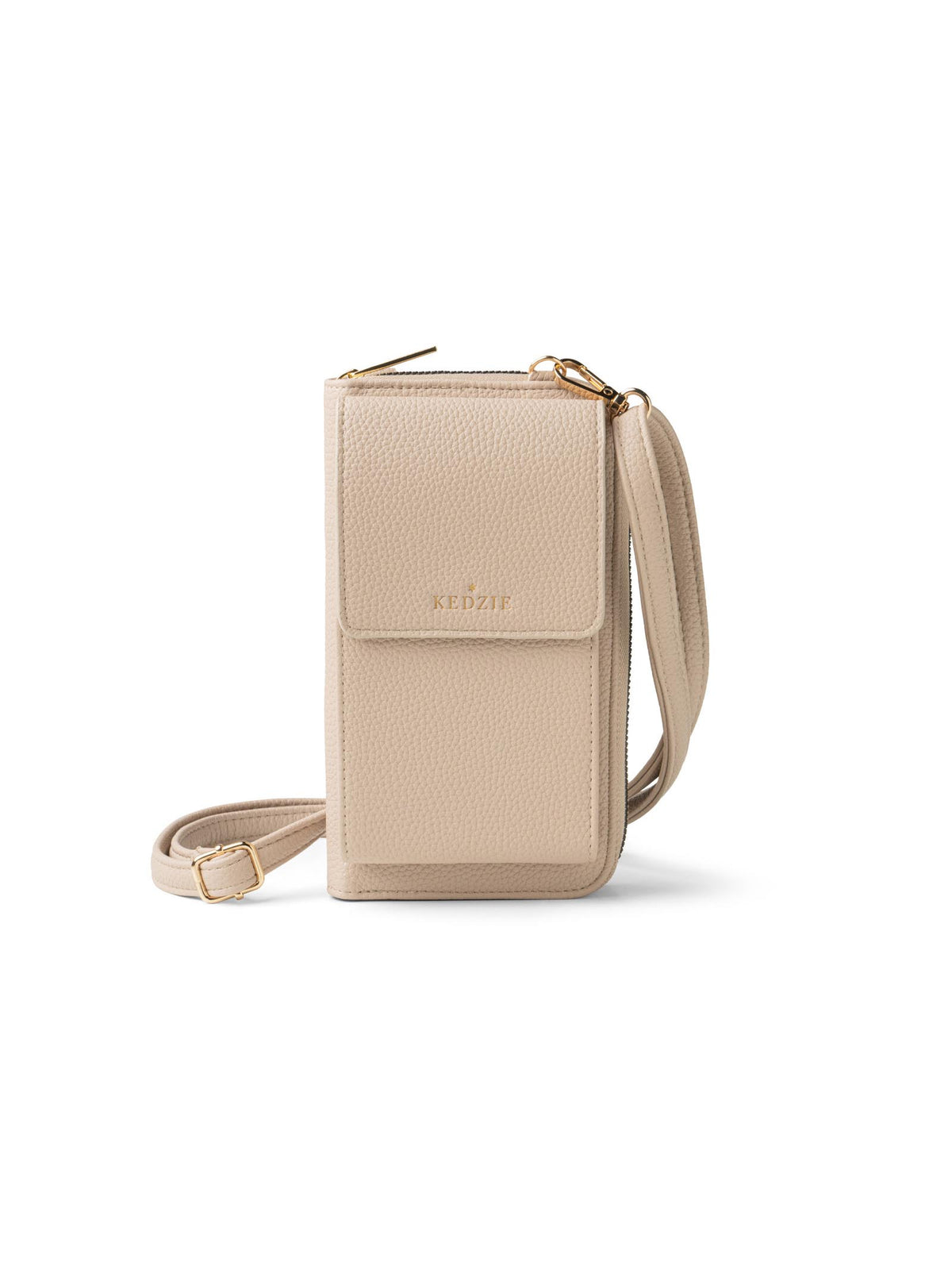 Kedzie Eclipse Smartphone Crossbody Cream