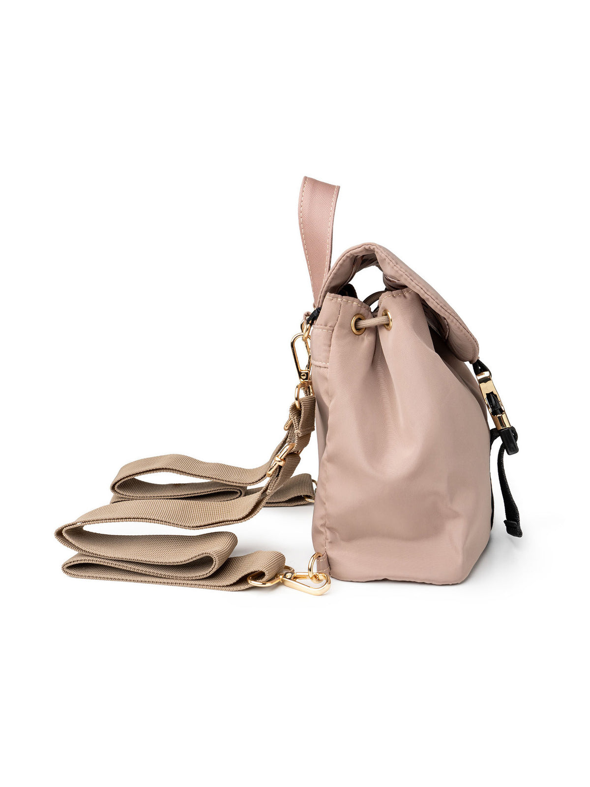 kedzie mali convertible backpack in taupe