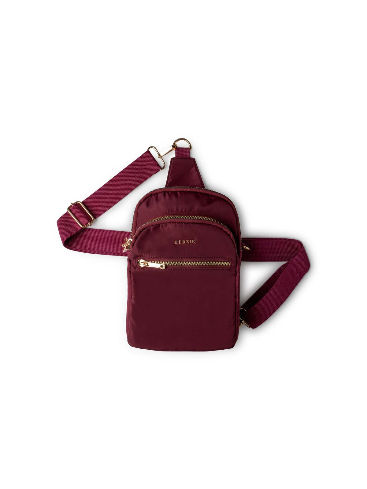 Kedzie Roundtrip Convertible Sling Bag Burgundy