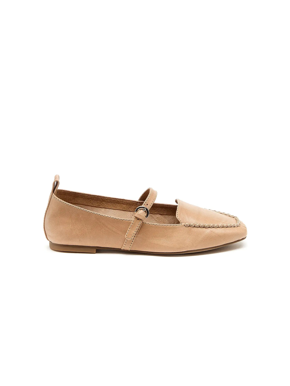 Kelsi Dagger Brooklyn Ferry Mary Jane Flats Bison Leather