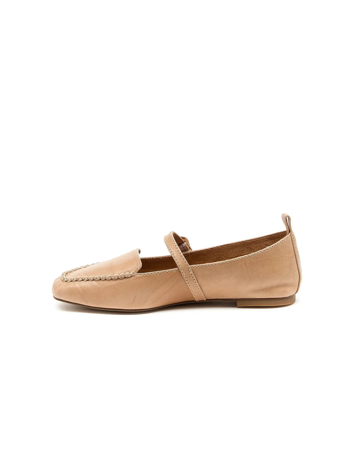 Kelsi Dagger Brooklyn Ferry Mary Jane Flats Bison Leather