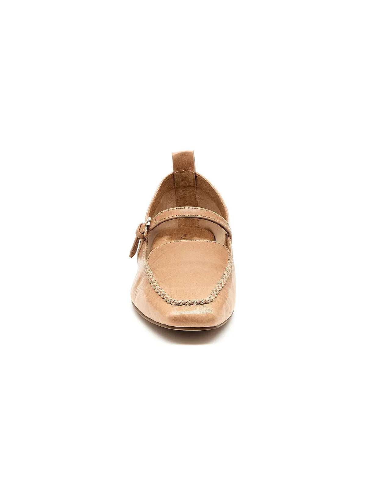 Kelsi Dagger Brooklyn Ferry Mary Jane Flats Bison Leather