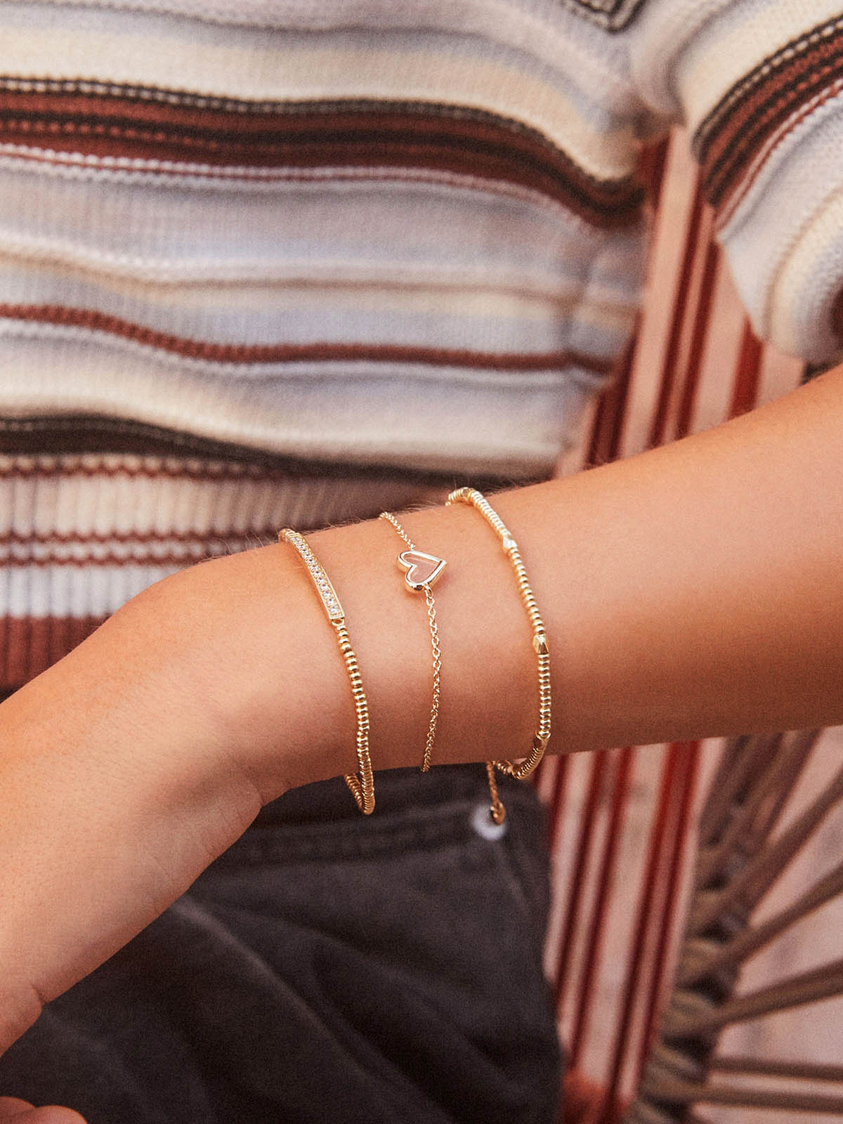 Kendra Scott Addison Gold Stretch Bracelet