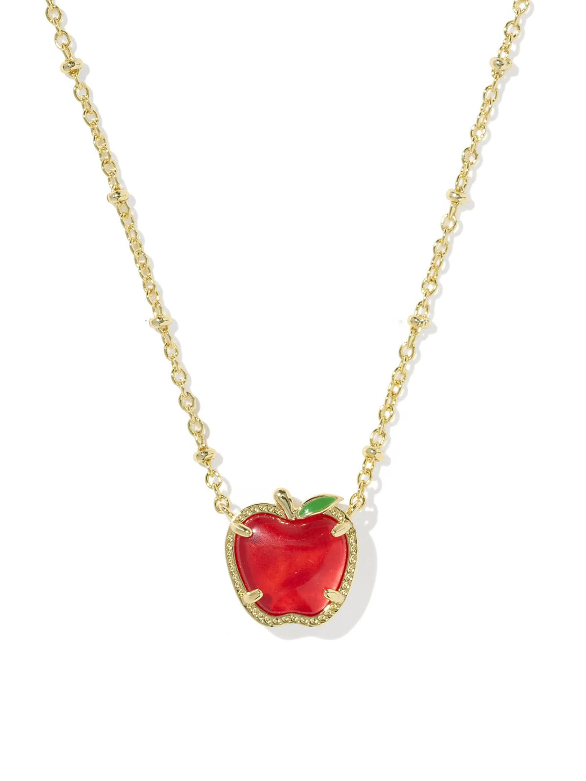 Kendra Scott Apple Gold Short Pendant Necklace