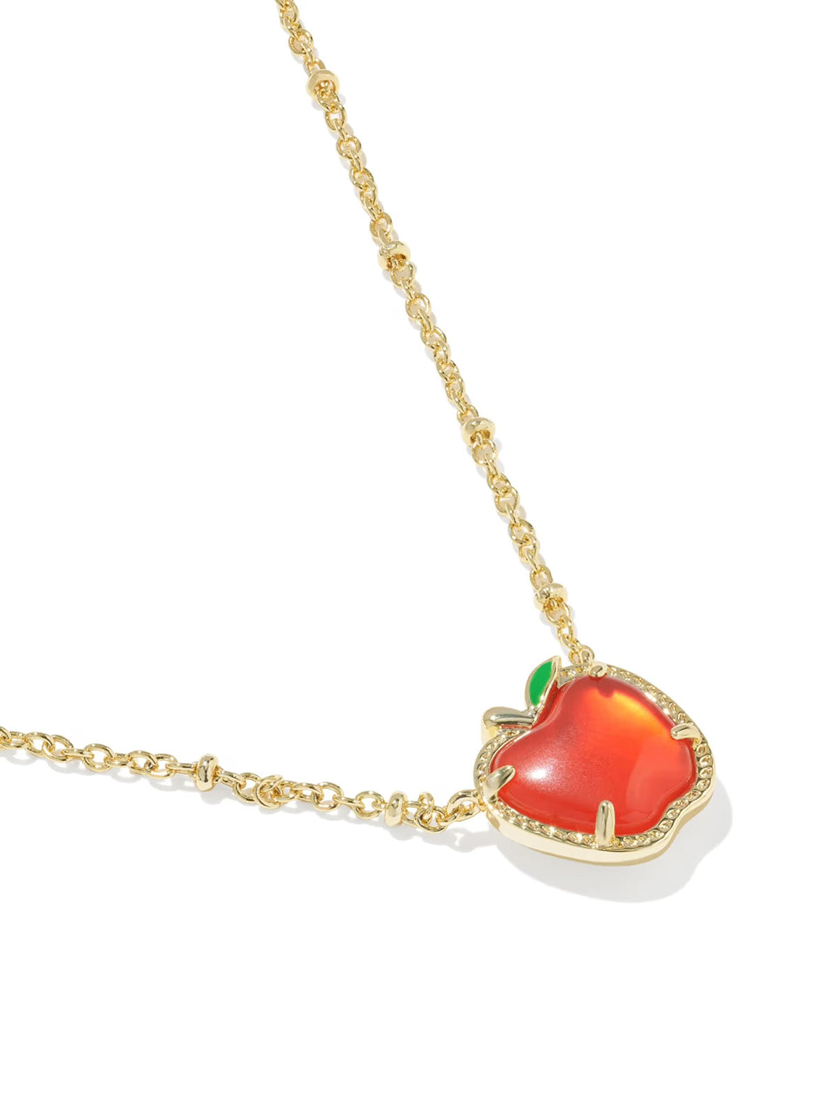 Kendra Scott Apple Gold Short Pendant Necklace