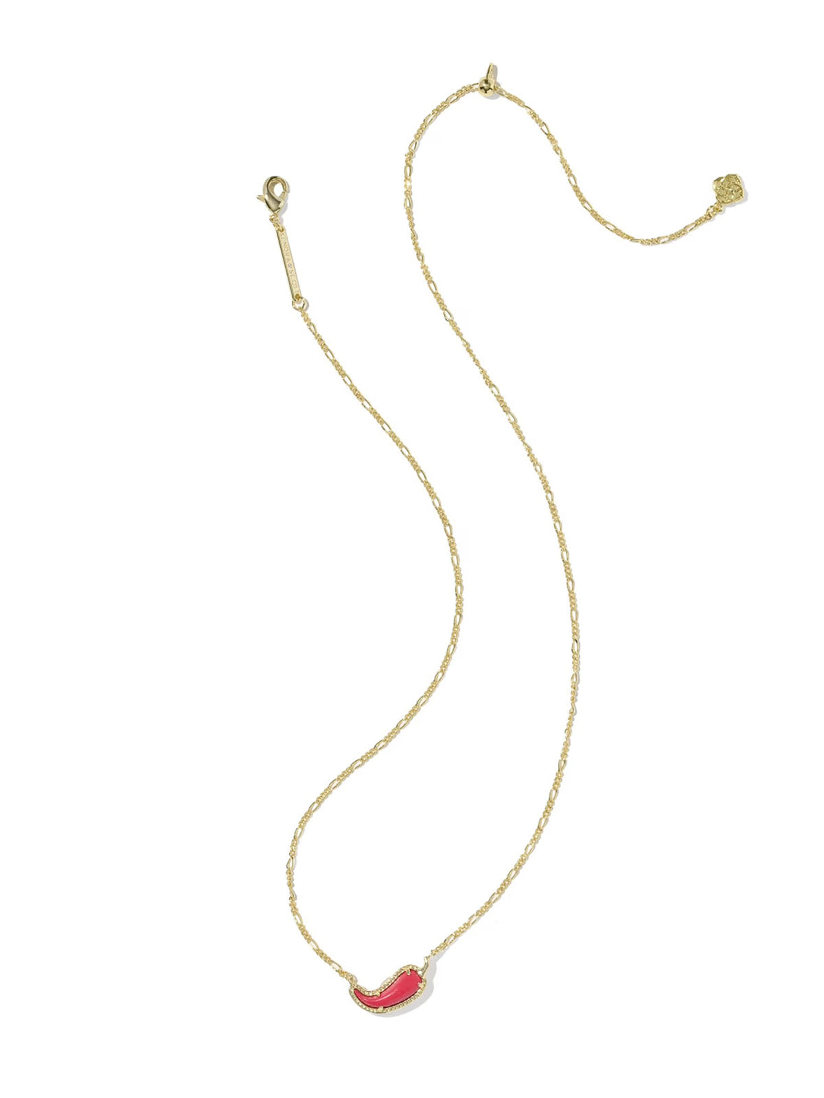 Kendra Scott Chili Pepper Gold Short Pendant Necklace