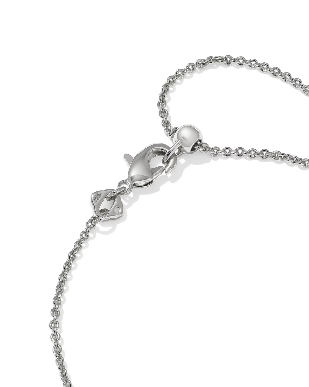 Kendra Scott Cross Silver Crystal Delicate Chain Bracelet