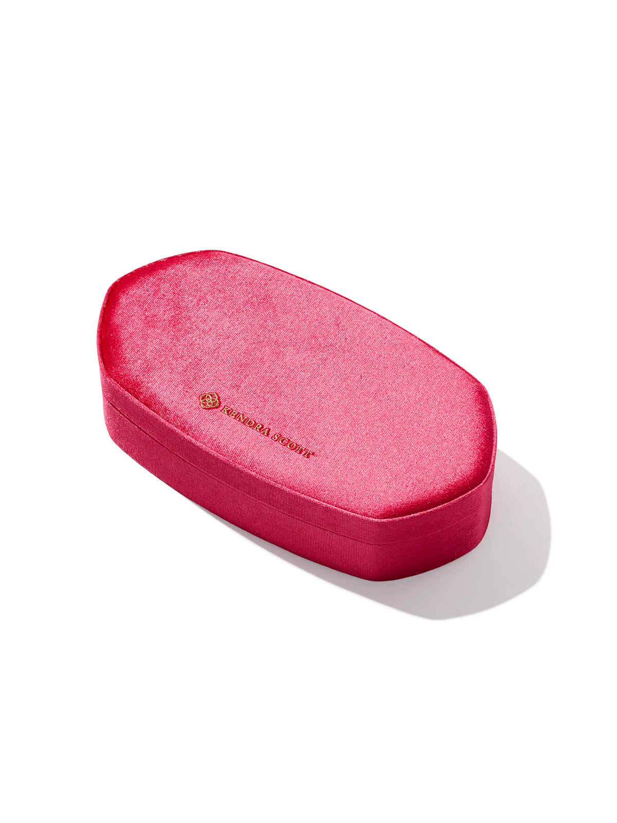 Kendra Scott Danielle Medium Jewelry Case in Berry Pink Velvet
