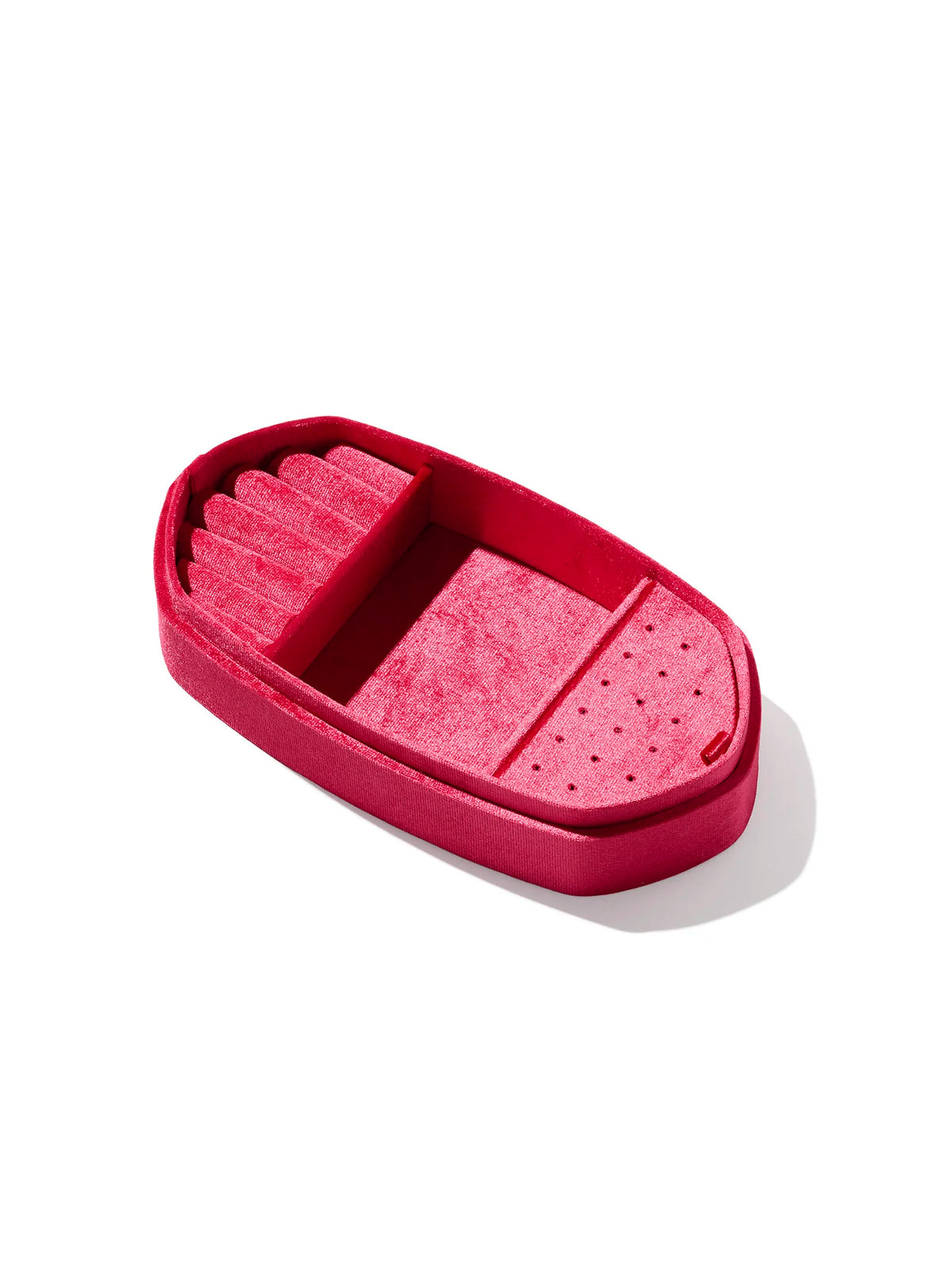 Kendra Scott Danielle Medium Jewelry Case in Berry Pink Velvet