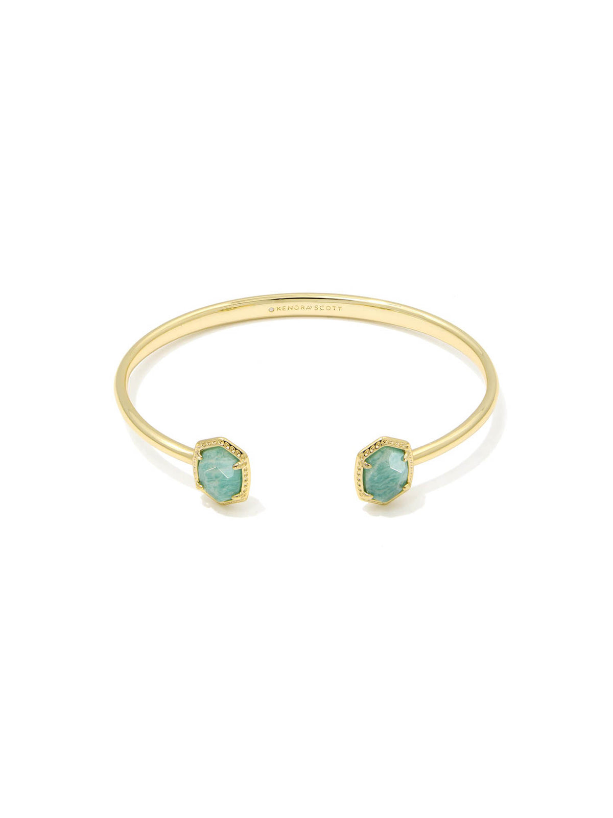 Kendra Scott Daphne Gold Frame Cuff Bracelet in Amazonite