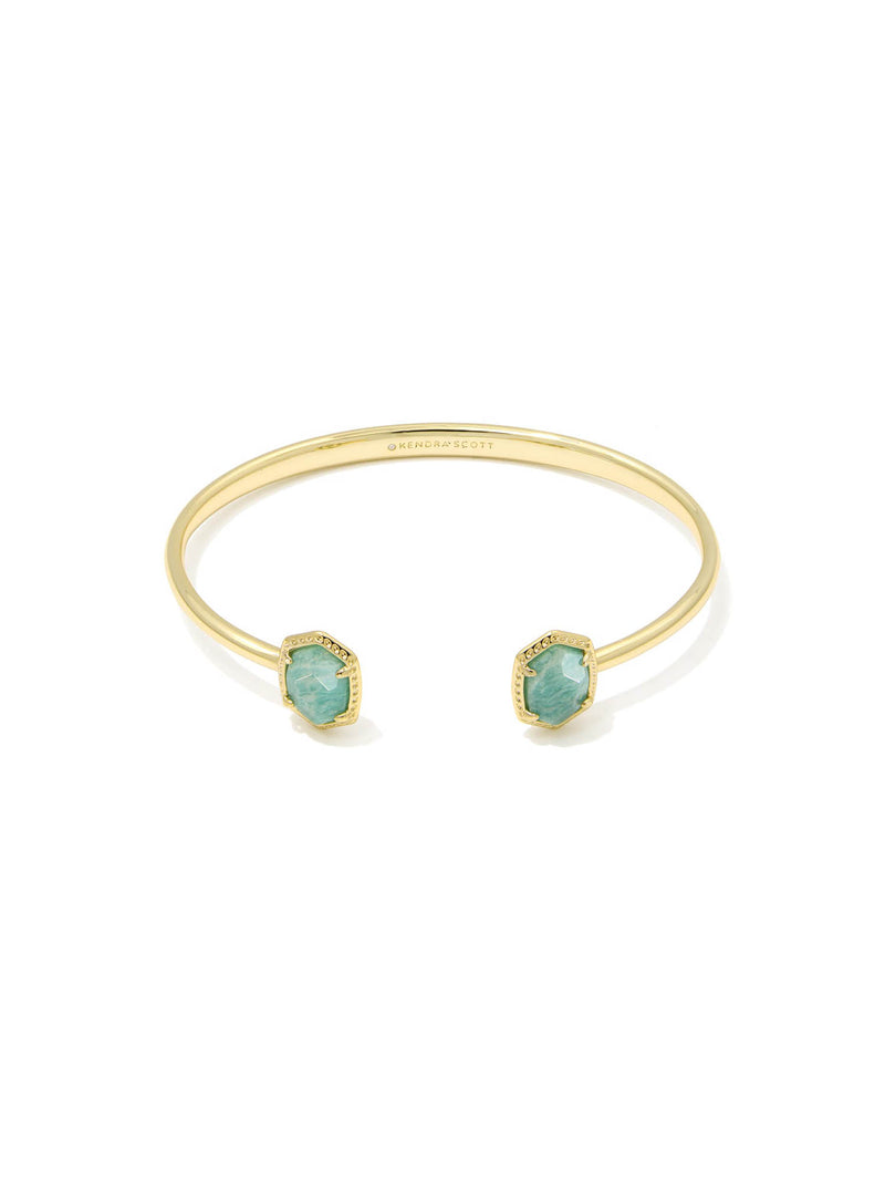 Kendra Scott Daphne Gold Frame Cuff Bracelet in Amazonite