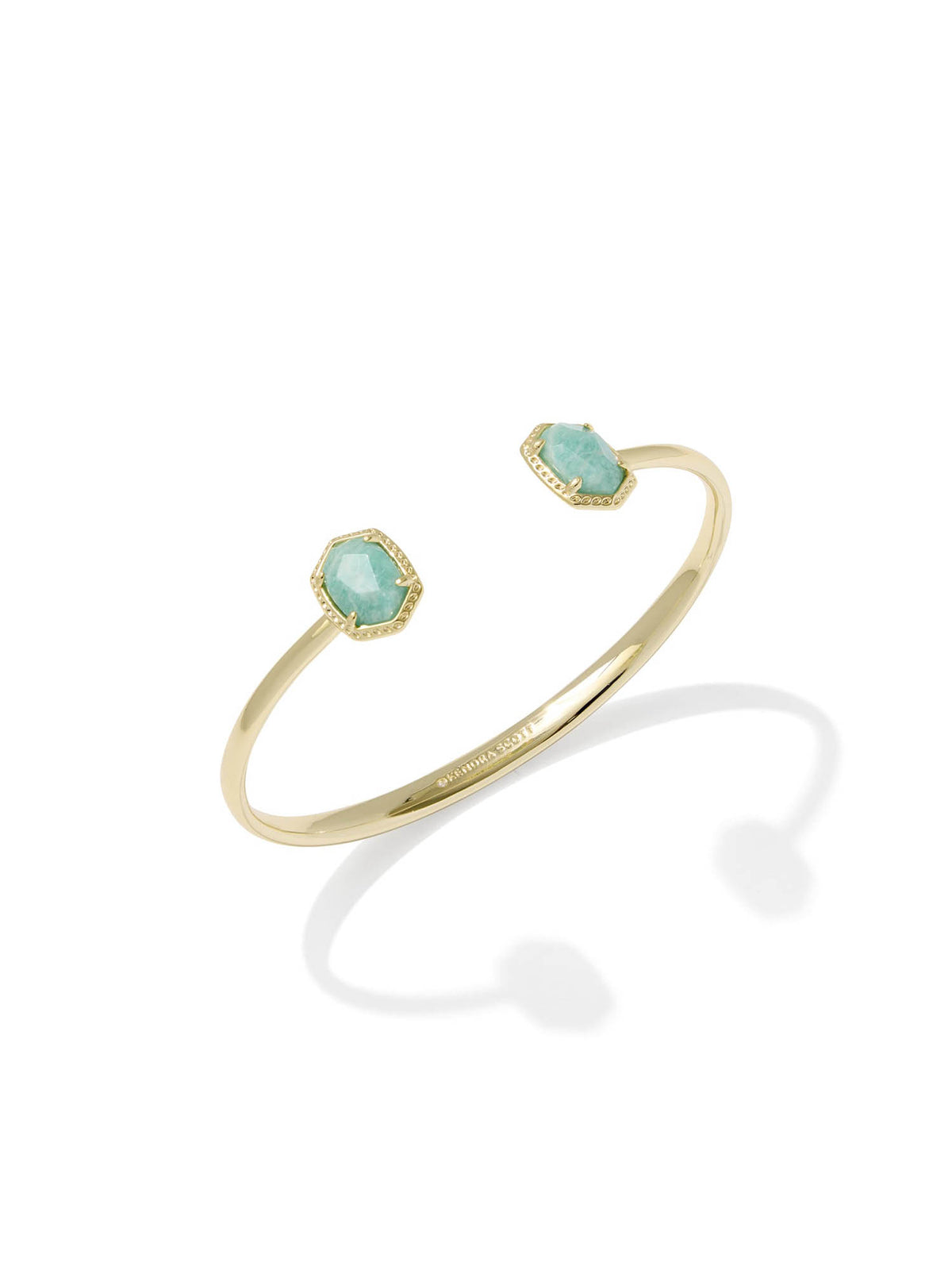 Kendra Scott Daphne Gold Frame Cuff Bracelet in Amazonite