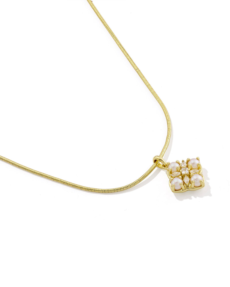 Kendra Scott Dira Pearl Short Pendant Necklace Gold