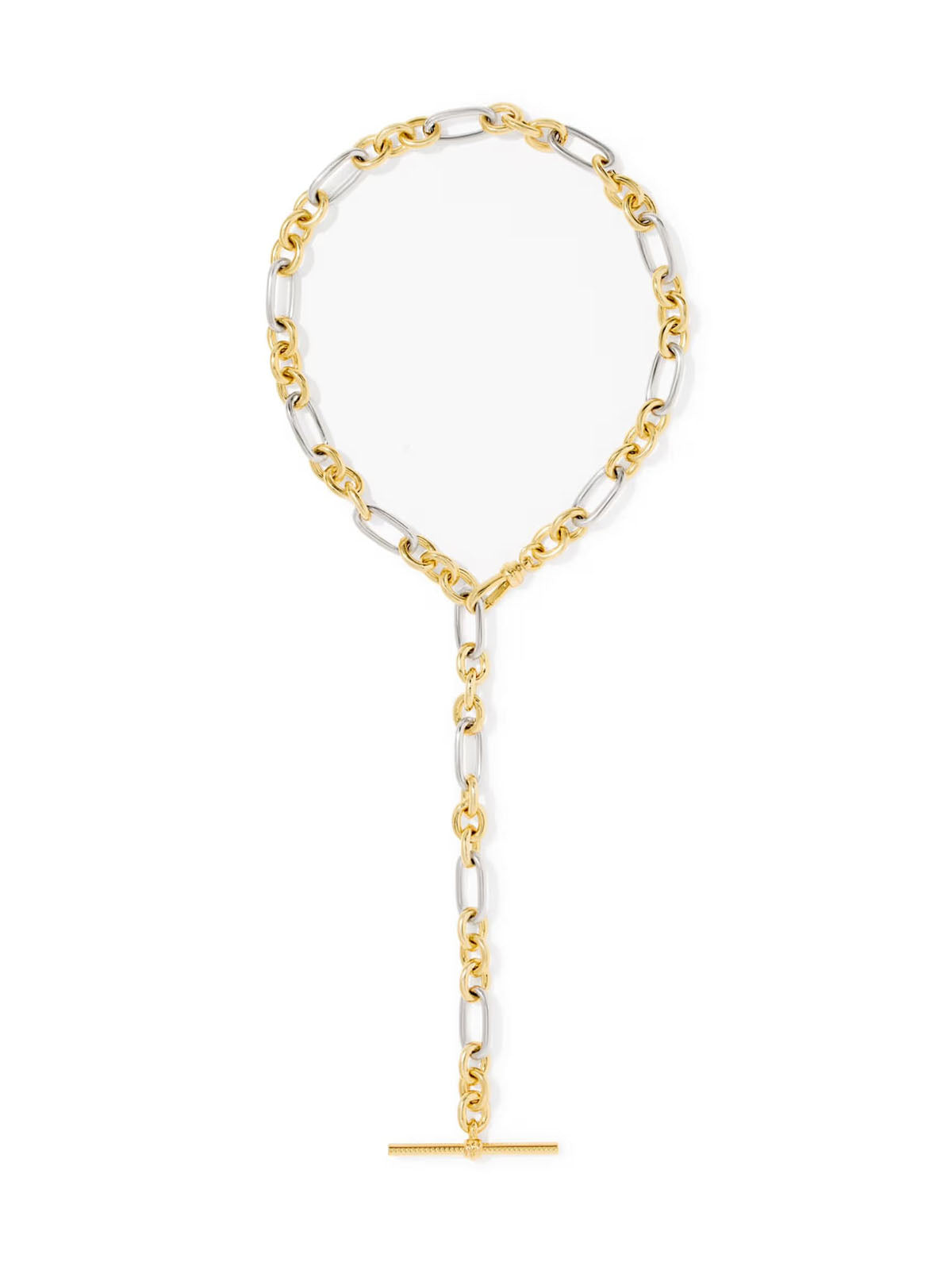 Kendra Scott Embry Gold & Silver Mixed Metal Link & Chain Necklace