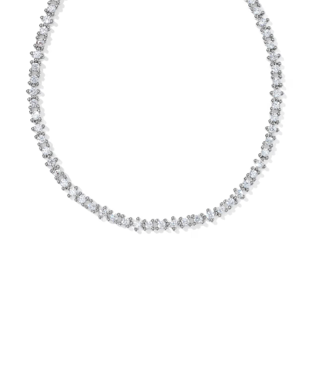 Kendra Scott Fate Silver Tennis Necklace
