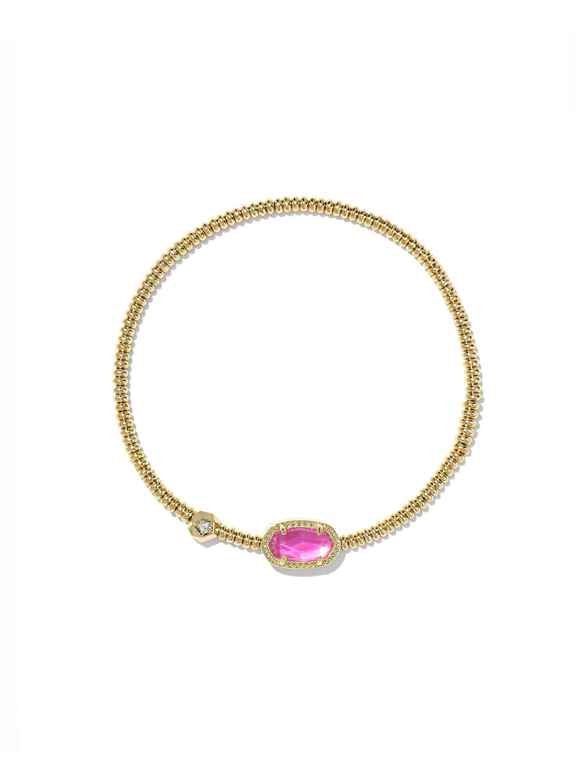 Kendra Scott Grayson Gold Stretch Bracelet in Azalea Illusion