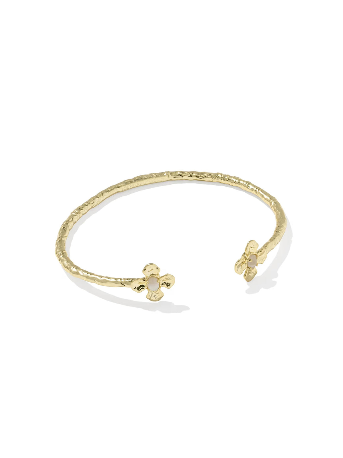 Kendra Scott Leanne Gold Cuff Bracelet in Natural Mother of Pearl