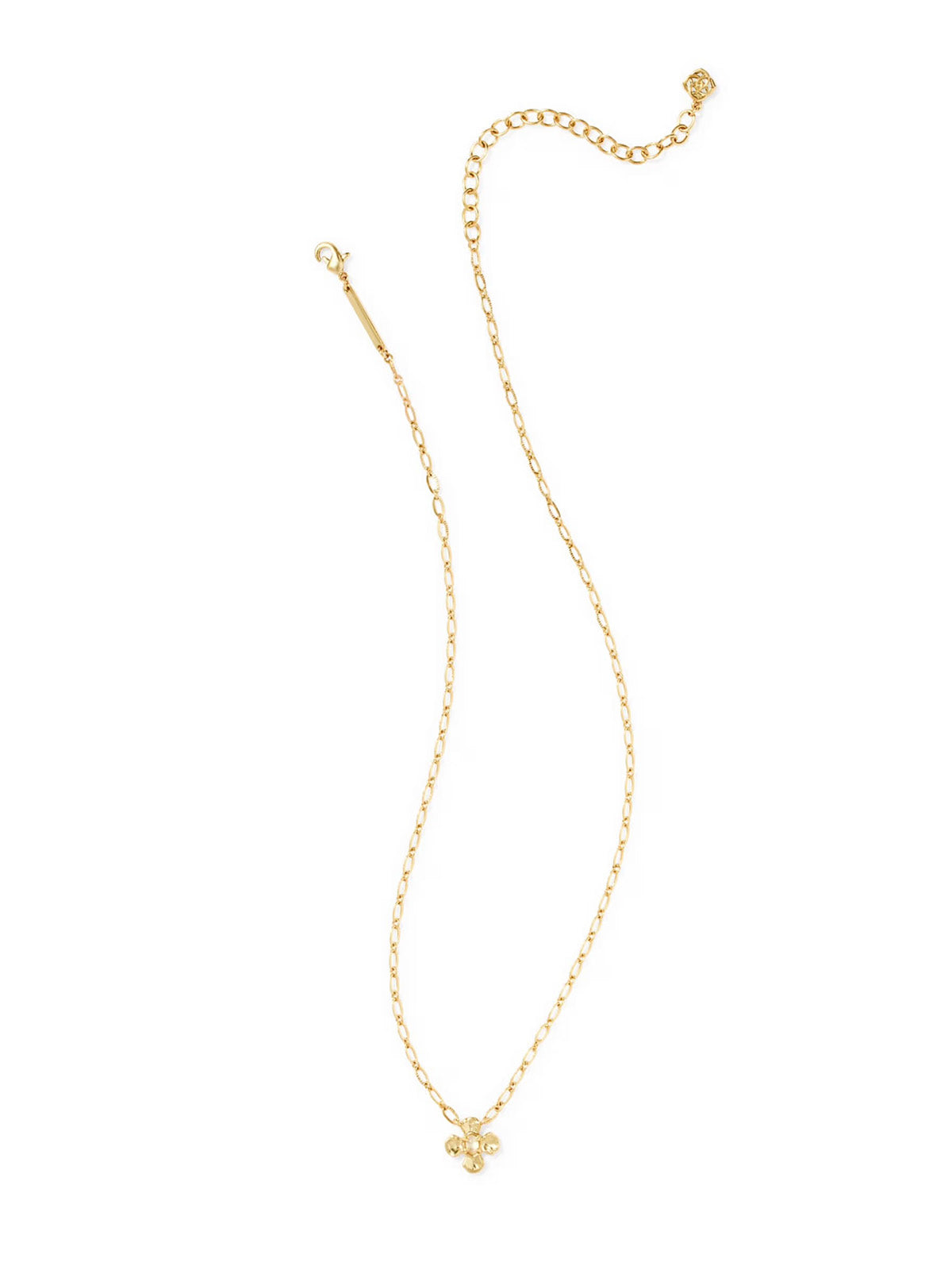 Kendra Scott Leanne Gold Short Pendant Necklace in Natural Mother of Pearl